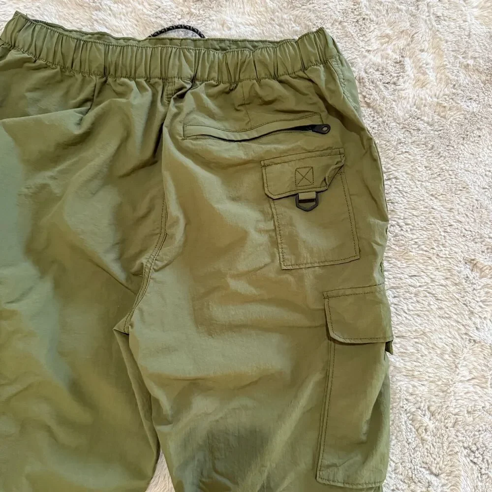 LCKR Olive Green Cargo Jogger Women’s Pants‎ Size L Outdoor Pockets